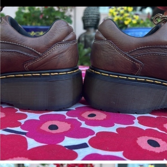 🏴󠁧󠁢󠁥󠁮󠁧󠁿 Vintage Dr. Martens Made in England Platform Oxfords UK 5 - Picture 12 of 13